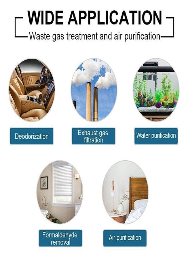 أكياس ترشيح أحواض السمك من الكربون النشط من VAYINATO®، 300 غرام - حبيبات كربون نشط لأحواض السمك - حبيبات شبكية لترشيح البرك من Petzlifeworld - Image 3